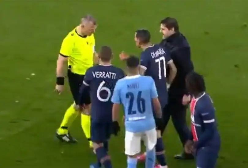 Verratti y Herrera denuncian insultos del árbitro hacia Leandro Paredes Verratti y Herrera denuncian insultos del árbitro hacia Leandro Paredes