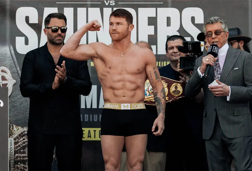 Canelo &Aacute;lvarez pronostica que noquear&aacute; a Saunders entre el round 8 y el 10