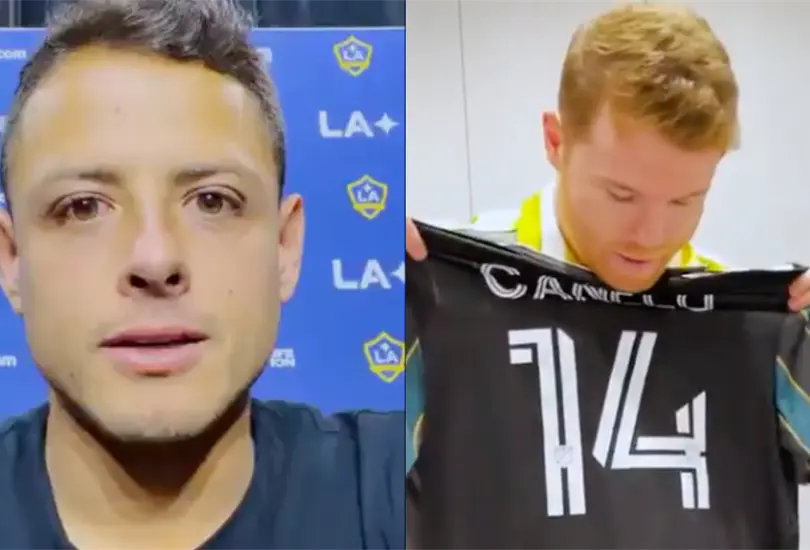 S&eacute; lo ching&oacute;n que eres, Chicharito y Canelo se env&iacute;an mutuos elogios
