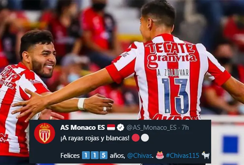 Los clubes y personalidades del deporte que felicitaron a Chivas por sus 115 a&ntilde;os