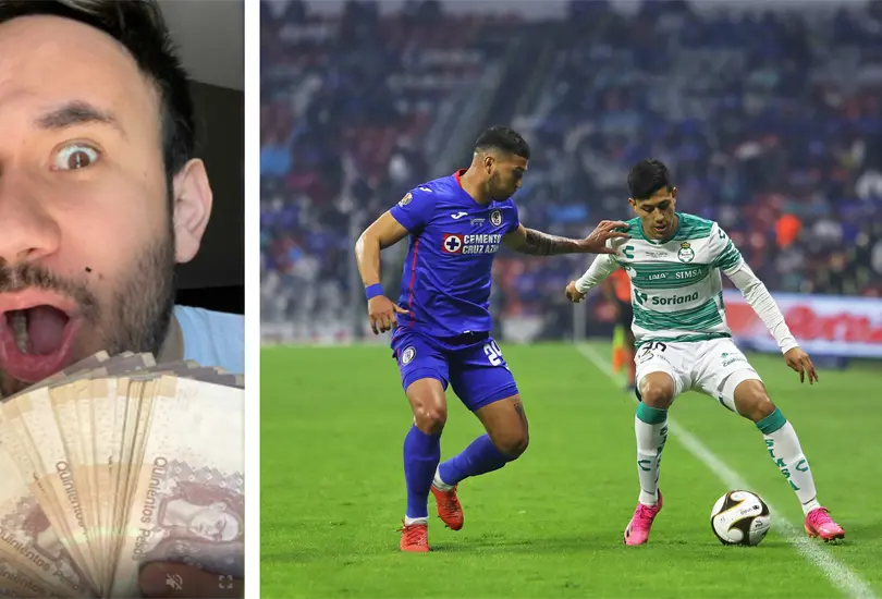 Werevertumorro apost&oacute; una lanota a la final Cruz Azul vs Santos
