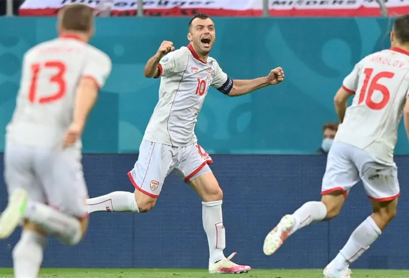 Goran Pandev, uno de los m&aacute;s veteranos en anotar en la Euro