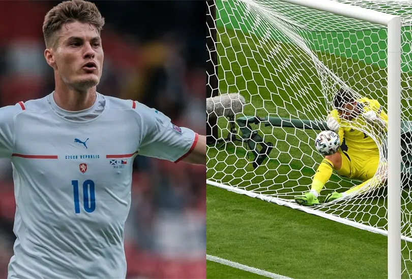 Schick anota golazo desde media cancha y Rep&uacute;blica Checa vence a Escocia 