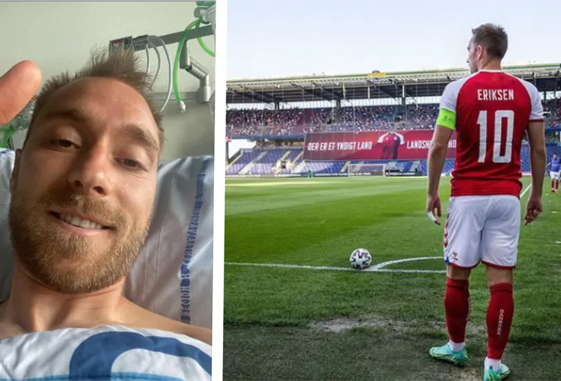 Christian Eriksen reaparece y comparte alentador mensaje Christian Eriksen reaparece y comparte alentador mensaje