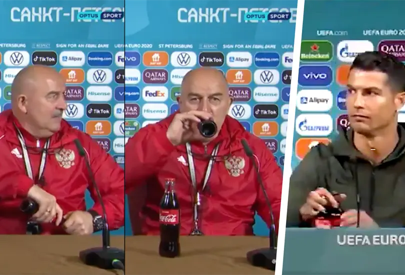 Entrenador ruso Cherchésov contradice a Cristiano Ronaldo; UEFA emite postura Entrenador ruso Cherchésov contradice a Cristiano Ronaldo; UEFA emite postura