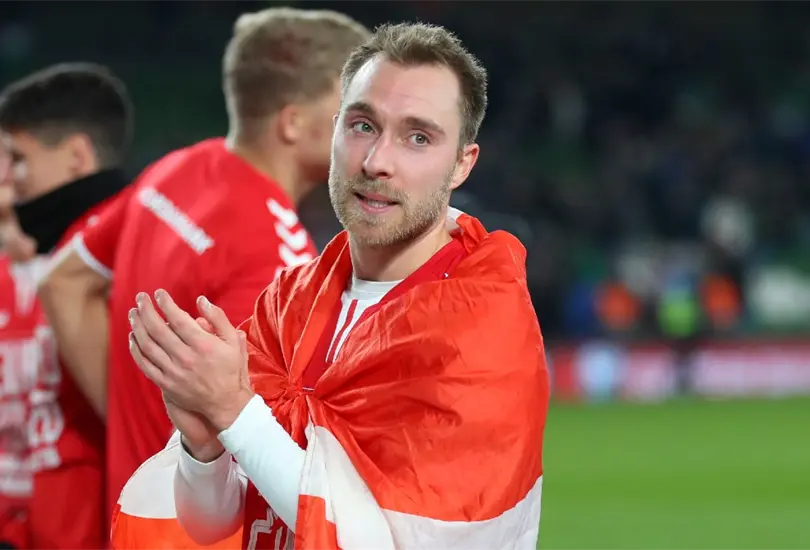Christian Eriksen sale del hospital después de cirugía en su corazón Christian Eriksen sale del hospital después de cirugía en su corazón