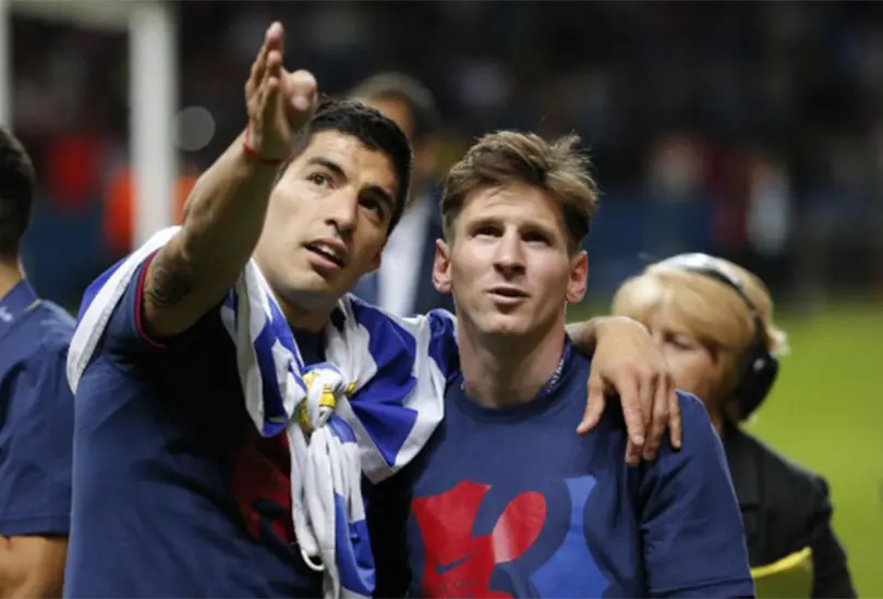 Messi y Su&aacute;rez, una amistad m&aacute;s all&aacute; de las canchas