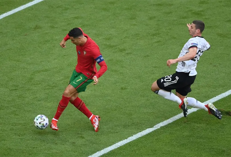 Cristiano Ronaldo inaugura el marcador; Alemania remonta en cuatro minutos Cristiano Ronaldo inaugura el marcador; Alemania remonta en cuatro minutos