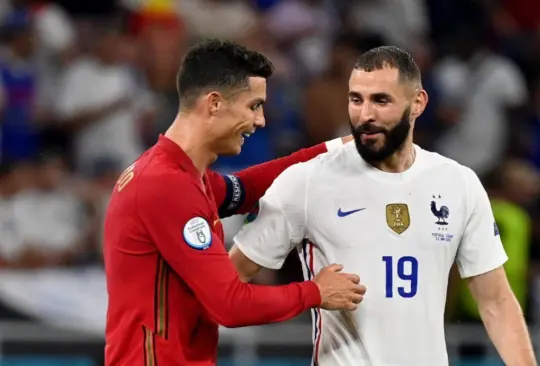 Benzema cruzó un par de palabras con CR7, ¿de qué hablaron?