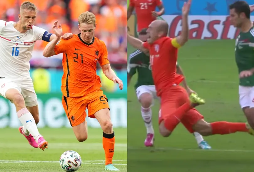 Mexicanos reviven el #NoEraPenal para burlarse de la eliminación de Holanda Mexicanos reviven el #NoEraPenal para burlarse de la eliminación de Holanda