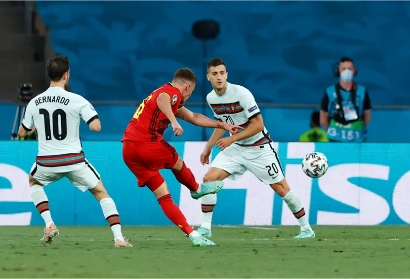 ¿El Hazard bueno? Thorgan marca un golazo para abrir el marcador en el Bélgica-Portugal ¿El Hazard bueno? Thorgan marca un golazo para abrir el marcador en el Bélgica-Portugal