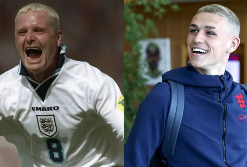 A lo Paul Gascoigne: as&iacute; es el nuevo look de Phil Foden para la Euro 2020