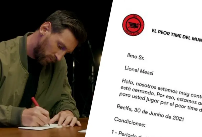 El Peor equipo del mundo ofrece contrato a Messi, pero con condiciones El Peor equipo del mundo ofrece contrato a Messi, pero con condiciones