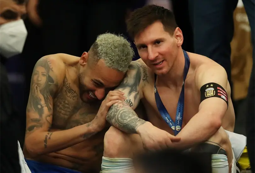 Neymar elogia y se rinde ante Messi: es el mejor de la historia Neymar elogia y se rinde ante Messi: es el mejor de la historia