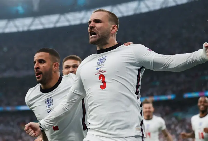 Inglaterra se adelanta ante Italia con el gol m&aacute;s r&aacute;pido en finales de Eurocopa