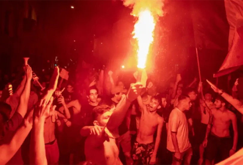Lesionados y hasta un fallecido dejan las celebraciones por el triunfo de Italia
