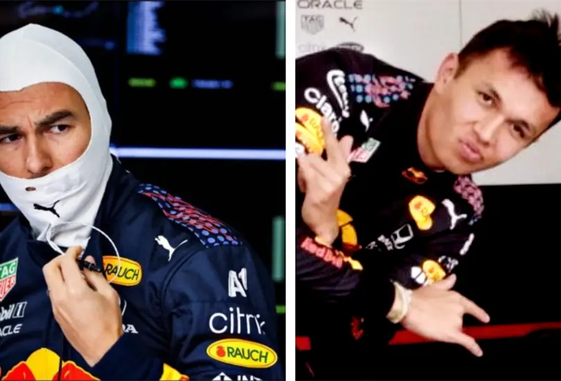 Checo P&eacute;rez, en riesgo de ser reemplazado por Albon en Red Bull