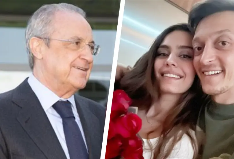 Revelan audio donde Florentino P&eacute;rez se burla de &Ouml;zil y su exnovia