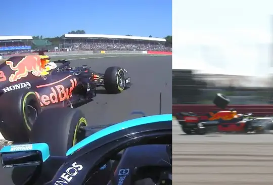 Max Verstappen y Lewis Hamilton protagonizan choque en GP de Gran Bretaña