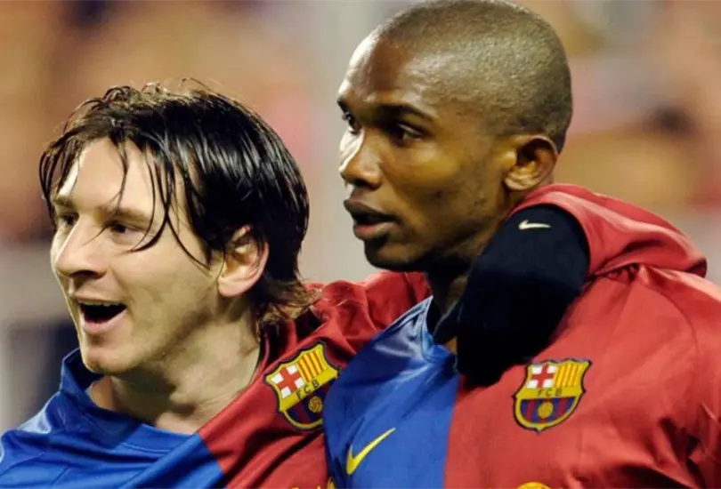 Messi jug&oacute; conmigo, yo no jugu&eacute; con Messi, reitera Samuel Etoo