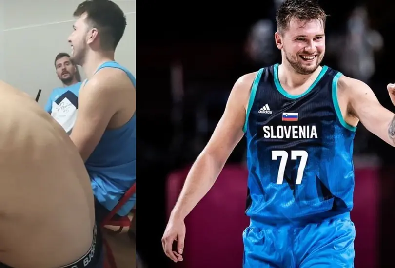 Doncic y otros basquetbolistas captados de fiesta en la Villa Olímpica Doncic y otros basquetbolistas captados de fiesta en la Villa Olímpica