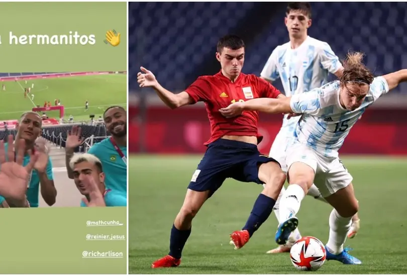 Jugadores brasileños se burlan de Argentina tras quedar fuera de JO; De Paul les responde Jugadores brasileños se burlan de Argentina tras quedar fuera de JO; De Paul les responde