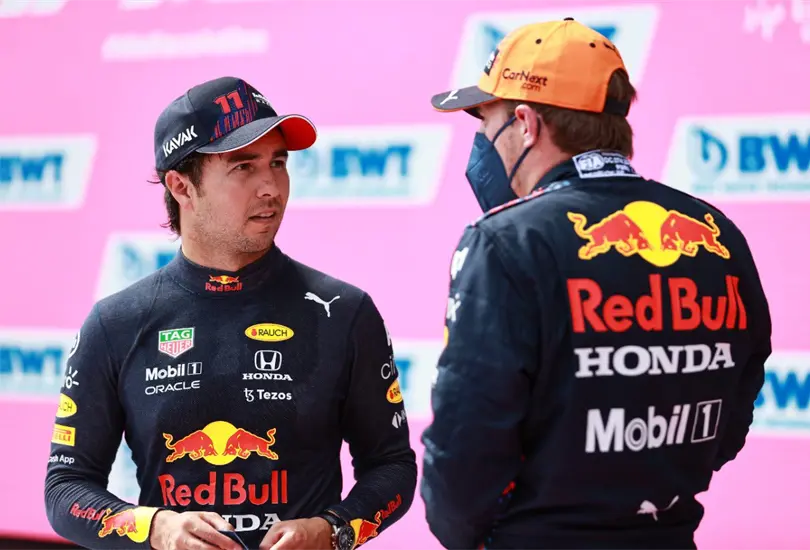 Tenemos un gran lugar para pelear por el 1-2 para Red Bull, dice Checo P&eacute;rez