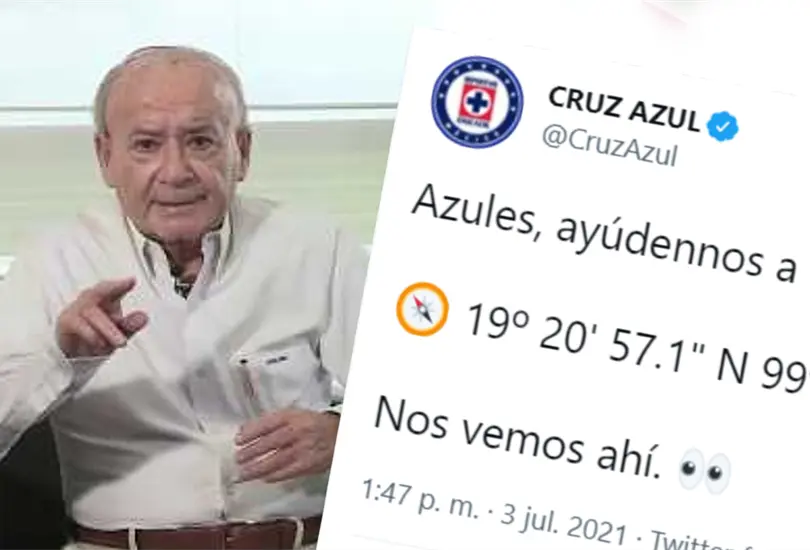 Cruz Azul publica misteriosas coordenadas, &iquest;del paradero de Billy &Aacute;lvarez?