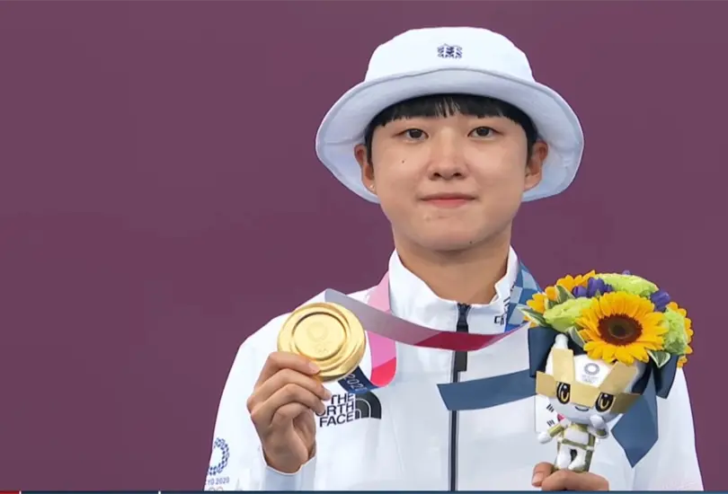 An San, la triple medallista en tiro con arco que es criticada en Corea del Sur An San, la triple medallista en tiro con arco que es criticada en Corea del Sur