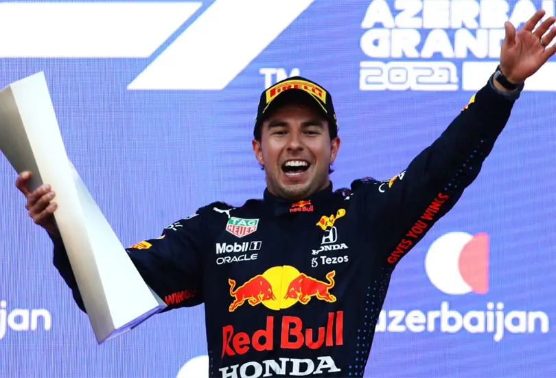 &iquest;Cu&aacute;ntas veces el Checo P&eacute;rez ha conseguido 100 puntos en su carrera? 