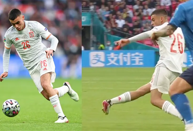 Pedri se lleva los aplausos en semifinal Italia vs España Pedri se lleva los aplausos en semifinal Italia vs España