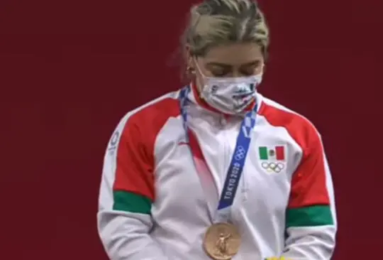 Aremi Fuentes consigue medalla de bronce en halterofilia 