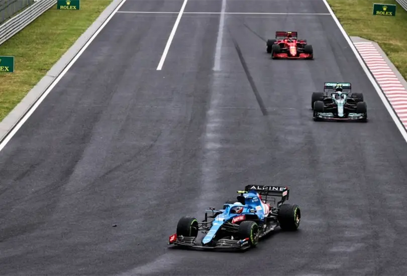 Ocon gana el GP de Hungría; carambola afecta a Checo y Verstappen Ocon gana el GP de Hungría; carambola afecta a Checo y Verstappen