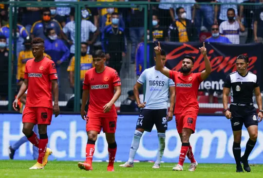 Guido Pizarro se hace expulsar y los Tigres son goleados por el Toluca