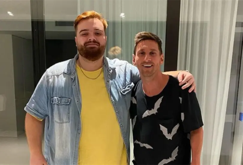 Ibai Llanos, el streamer que entrevist&oacute; a Messi y es amigo de futbolistas 