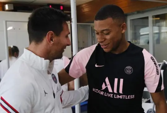 ¡Se les ve bien! Mbappé le da la bienvenida a Messi y lo llama leyenda