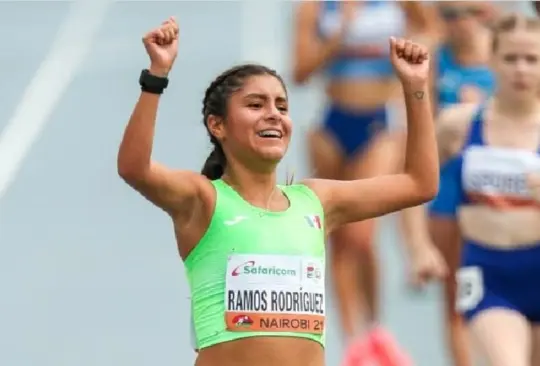 Sofía Ramos gana medalla de oro en el Mundial de Atletismo sub-20