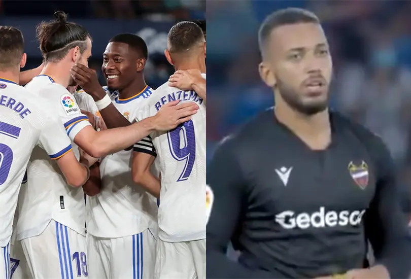 &iexcl;De locura! 6 goles, portero improvisado y anotaci&oacute;n de Bale en el Levante-Real Madrid