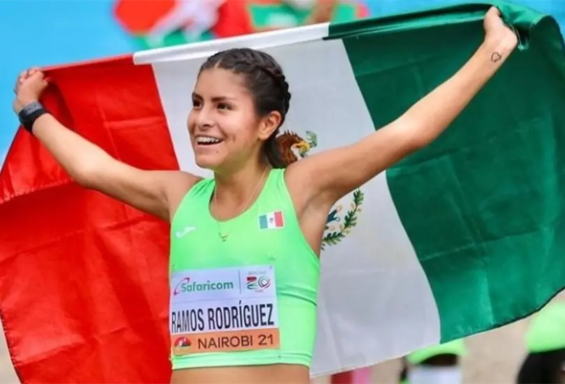 Sofía Ramos, de vender comida en los tianguis de Neza a ganar oro en el Mundial de marcha Sofía Ramos, de vender comida en los tianguis de Neza a ganar oro en el Mundial de marcha
