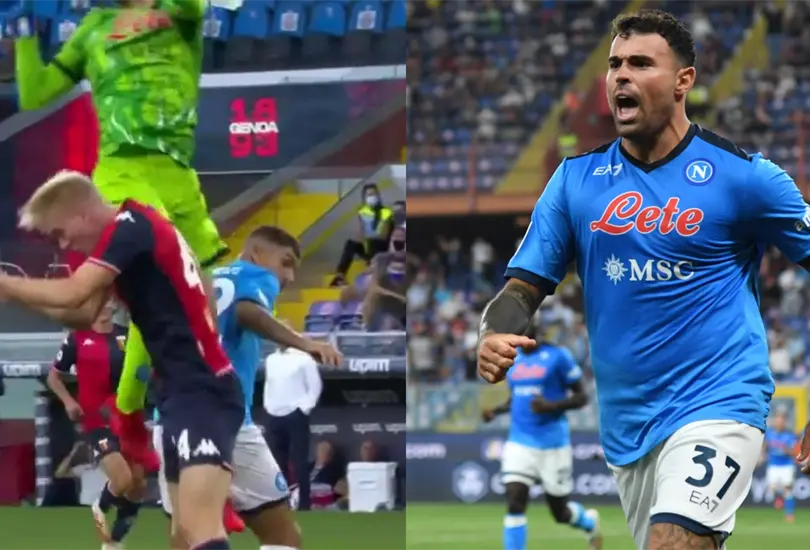 Napoli derrota al Genoa con pol&eacute;mica; Chucky juega y Johan no es convocado