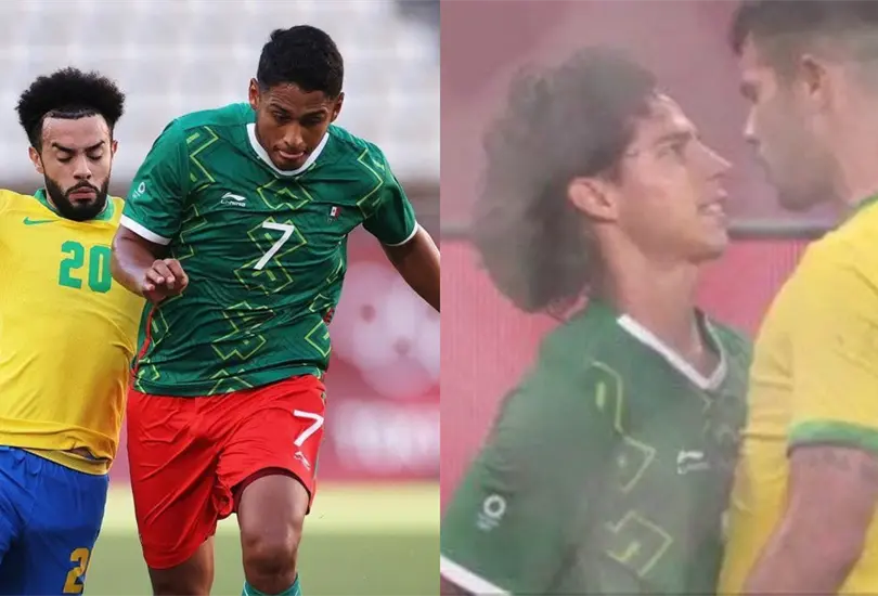 Critican a Luis Romo y Diego Lainez por no cobrar penal ante Brasil Critican a Luis Romo y Diego Lainez por no cobrar penal ante Brasil
