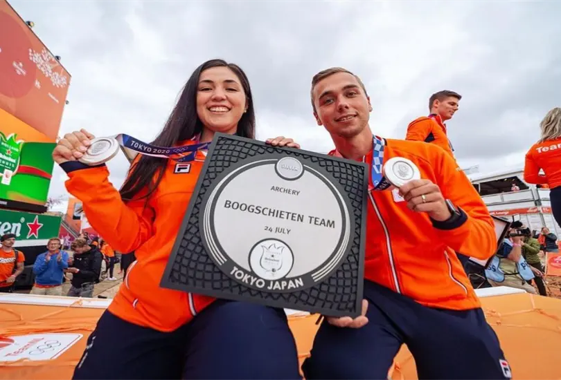 Arquera mexicana es recibida con una gran fiesta en Holanda, tras ganar medalla Arquera mexicana es recibida con una gran fiesta en Holanda, tras ganar medalla