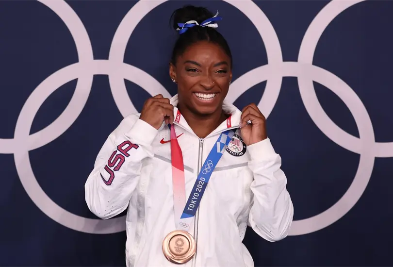 Lo hice por mí, dice Simone Biles tras conseguir medalla de bronce en viga Lo hice por mí, dice Simone Biles tras conseguir medalla de bronce en viga