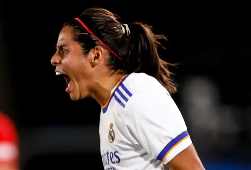 &iexcl;Hist&oacute;rica! Kenti Robles anota el primer gol del Real Madrid Femenil en Champions