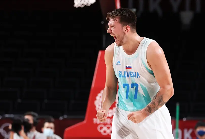 Luka Doncic, el mago que llevó a Eslovenia a una actuación histórica en JO Luka Doncic, el mago que llevó a Eslovenia a una actuación histórica en JO