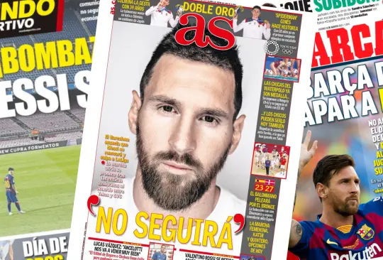 Messi acapara las portadas de la prensa deportiva