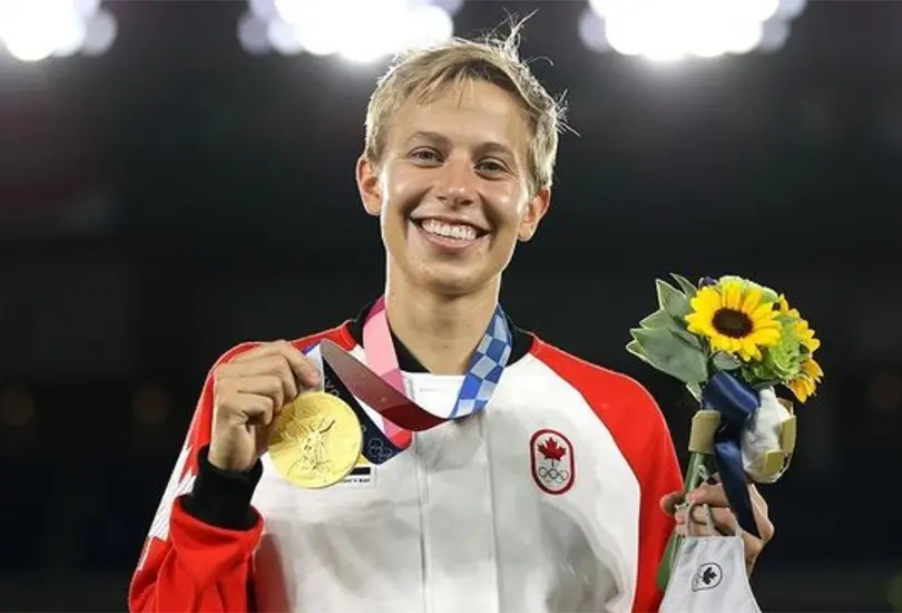 Quinn, la primera transg&eacute;nero no binaria en ganar medalla ol&iacute;mpica