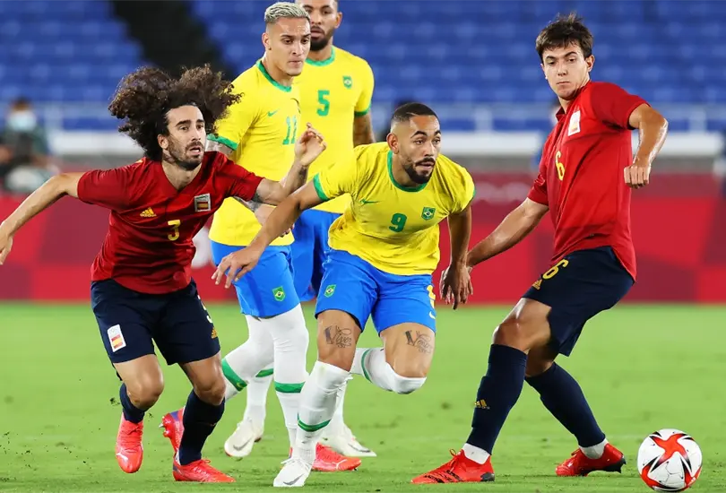 Brasil es bicampeón olímpico tras vencer a España Brasil es bicampeón olímpico tras vencer a España
