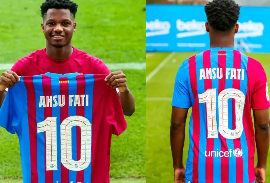 Ansu Fati portará el número 10 en el Barcelona y se une a estos cracks