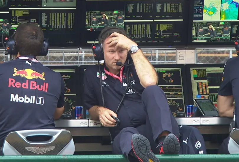 Christian Horner respalda a Checo Pérez tras penalización en GP de Italia Christian Horner respalda a Checo Pérez tras penalización en GP de Italia